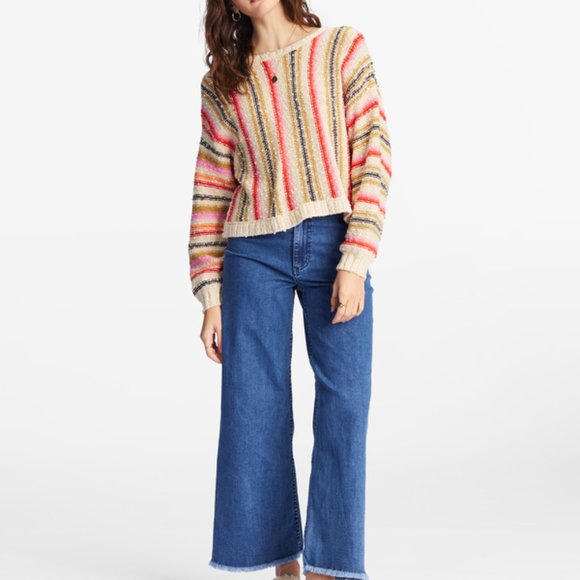 Billabong She's A Trip Stripe Sweater - Picture 2 of 7